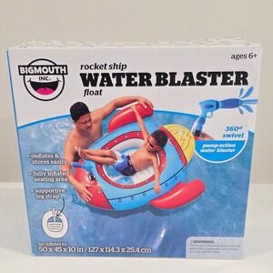 BigMouth Inc Rocket Ship Water Blaster Float Pump Action Water Gun Ages 6+